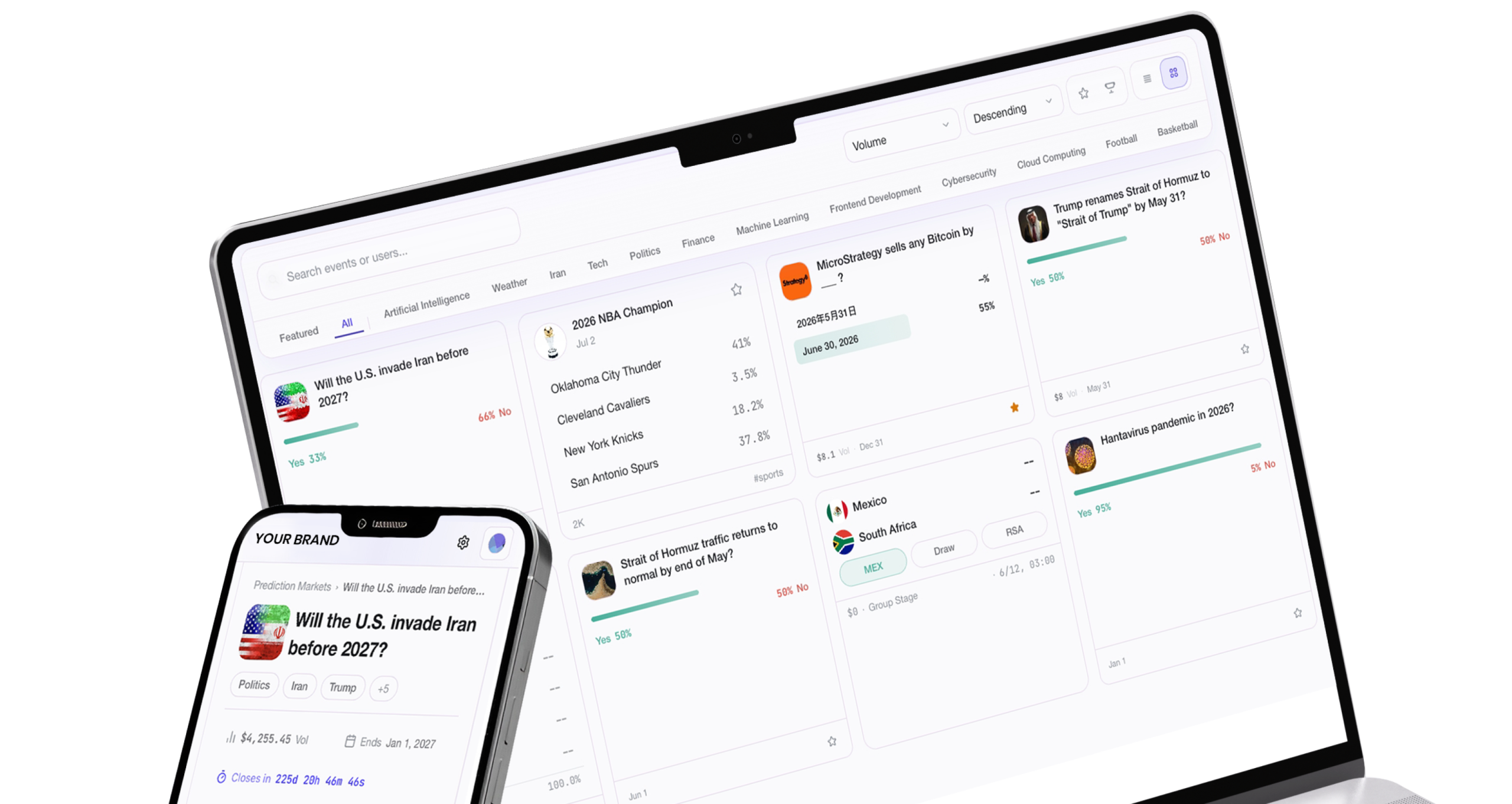 White-label Prediction Markets Platform 1 UI prediction market scaled