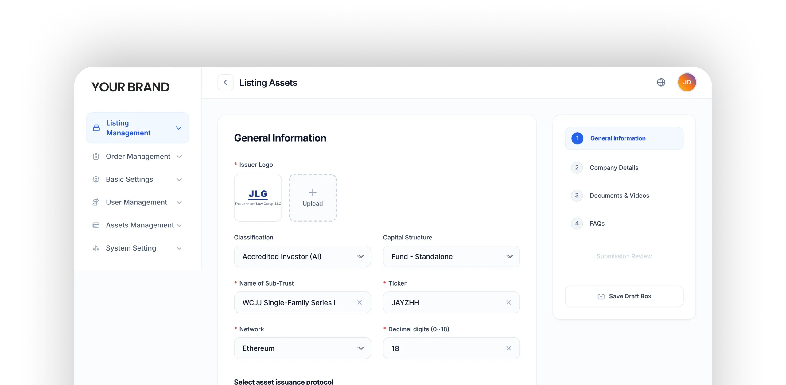 Asset Tokenization 1 Asset Tokenization 1